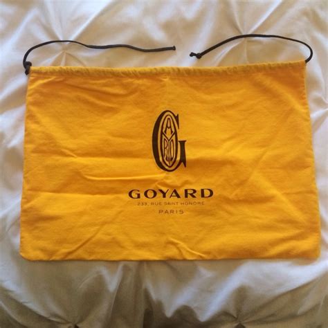 authentic goyard dust bag